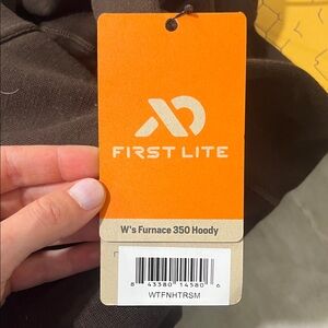 First Lite Women's Furnace 350 Hoody in Dark Brown